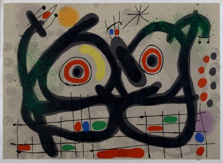 リトグラフ Miró - Lézard aux plumes d’or, 1971