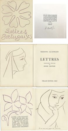 挿絵入り本 Matisse - M. ALCAFORADO : LETTRES PORTUGAISES. Lithographies originales de Henri Matisse (1946)