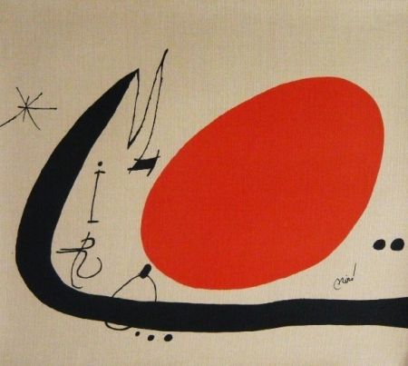 リトグラフ Miró - Ma de proverbis