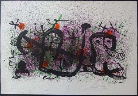 リトグラフ Miró - Ma de Proverbis