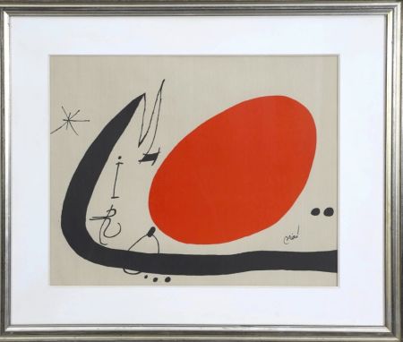 リトグラフ Miró - Ma de proverbis. 1970. 
