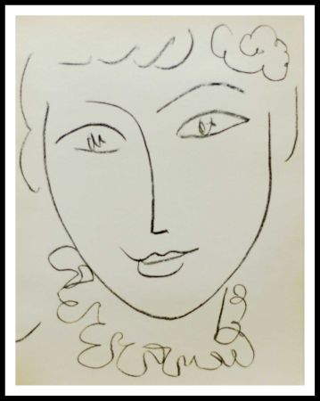 リトグラフ Matisse - Madame de Pompadour