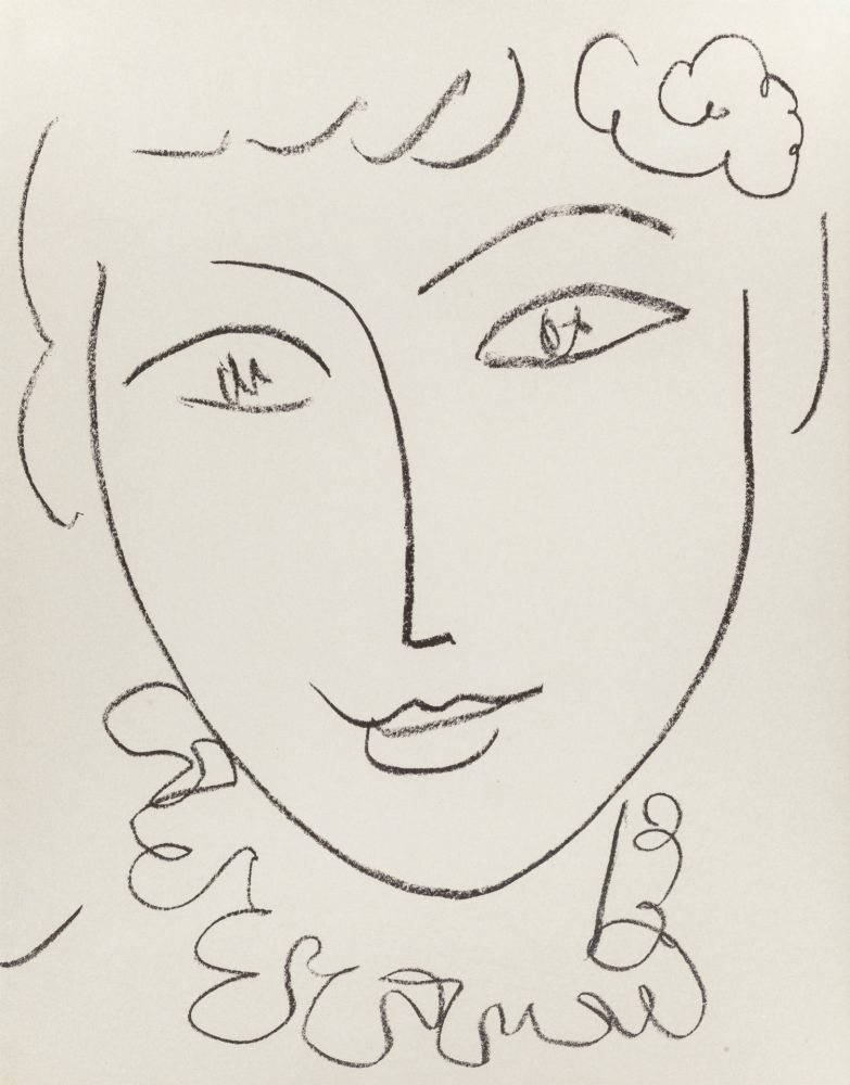 リトグラフ Matisse - Madame Pompadour
