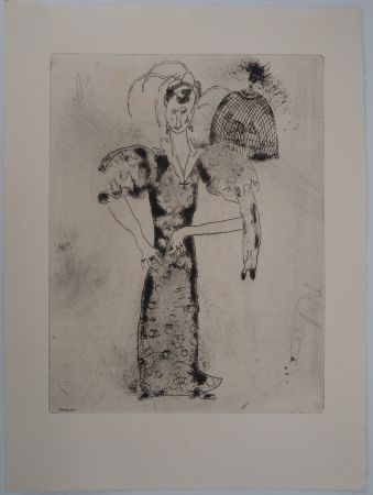 彫版 Chagall - Madame Sobakévitch