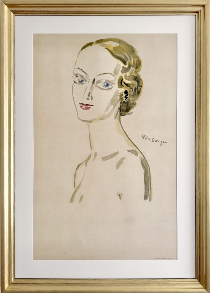 リトグラフ Van Dongen - Mademoiselle Paris