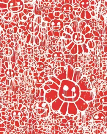 多数の Murakami - Madsaki Flowers B Red