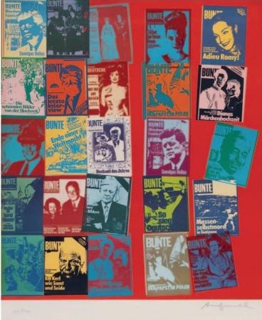 シルクスクリーン Warhol - Magazine and History