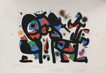 リトグラフ Miró - Magie Blanche I