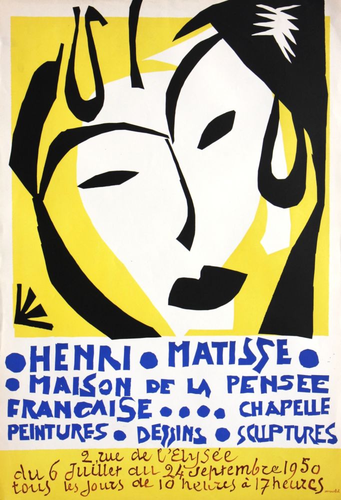 リトグラフ Matisse - Maison de la Pensee Francaise