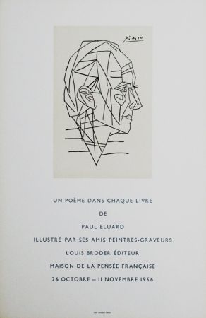 掲示 Picasso - '' Maison de la Pensée Francaise ''
