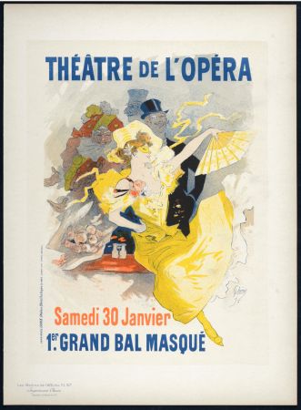 リトグラフ Cheret - Maitres de L'affiche : Théâtre de l'Opéra, 1897