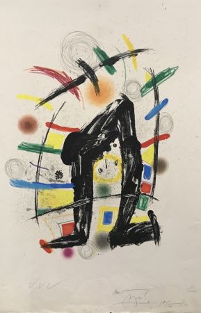 リトグラフ Miró - Malabarista