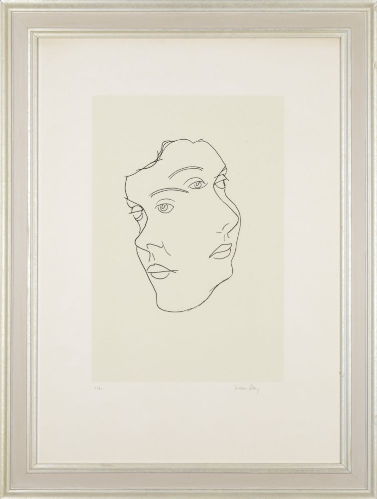 リトグラフ Ray - Man Ray (1890–1976) - Maschere - Lithograph on paper