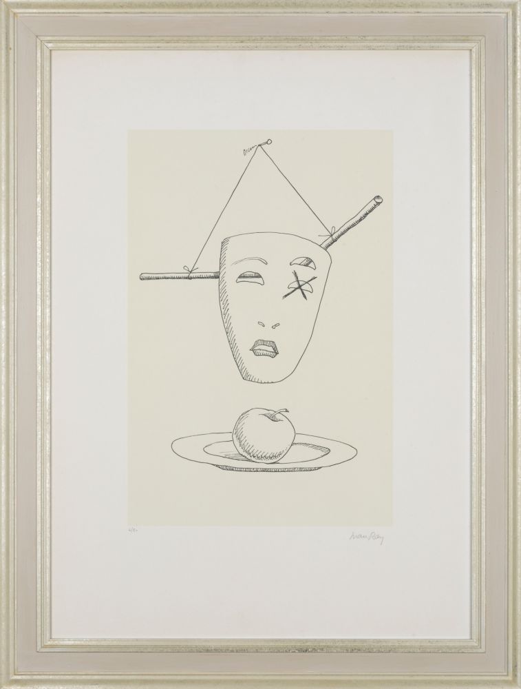 リトグラフ Ray - Man Ray (1890–1976) - Maschere - Lithograph on paper