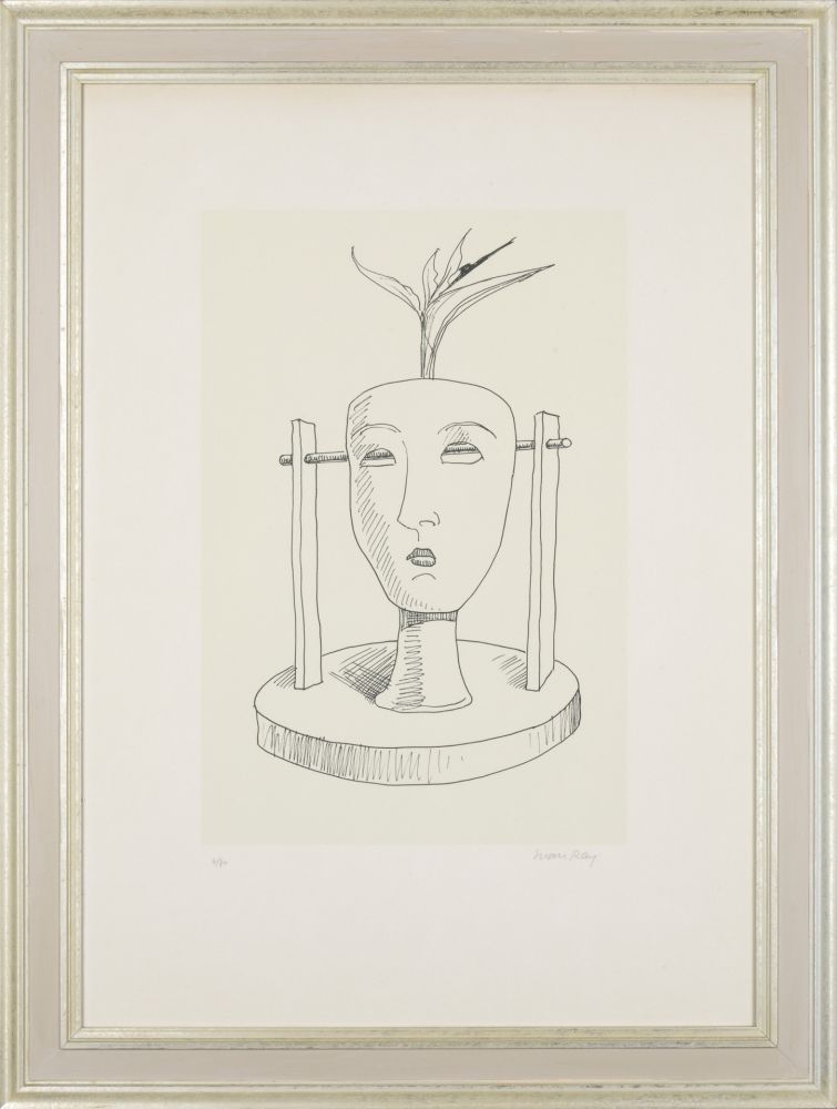 リトグラフ Ray - Man Ray (1890–1976) - Maschere - Lithograph on paper