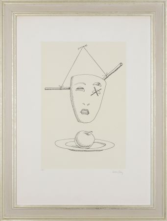 リトグラフ Ray - Man Ray (1890–1976) - Maschere - Lithograph on paper