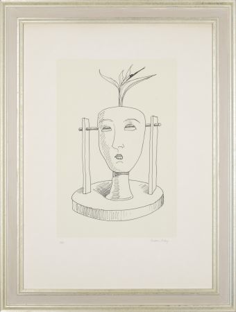 リトグラフ Ray - Man Ray (1890–1976) - Maschere - Lithograph on paper