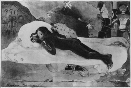 リトグラフ Gauguin - Manao Tupapau