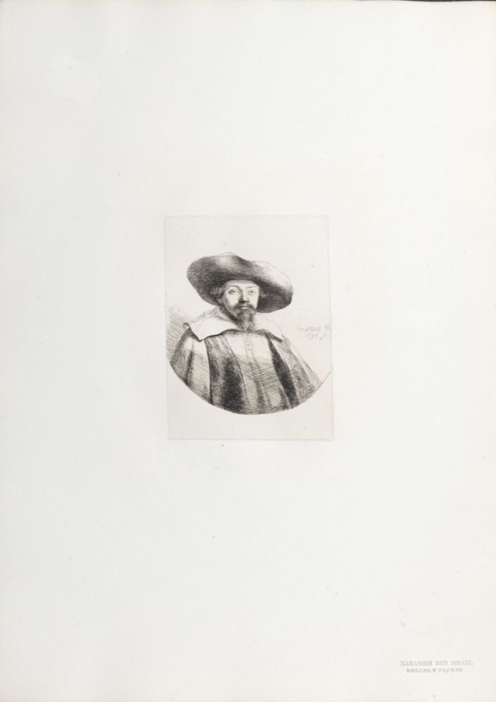 輪転グラビア印刷 Rembrandt - Manasseh Ben Israel