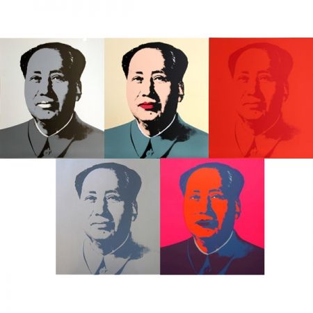 シルクスクリーン Warhol - Mao portfolio