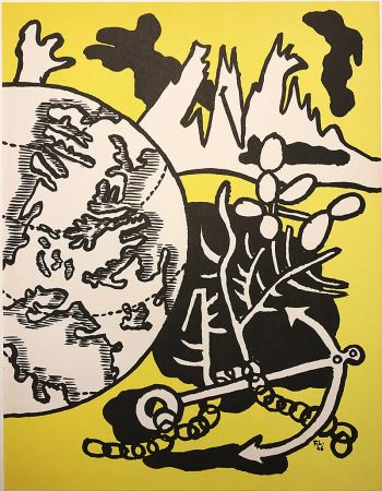 リトグラフ Leger - Mappemonde (1946)