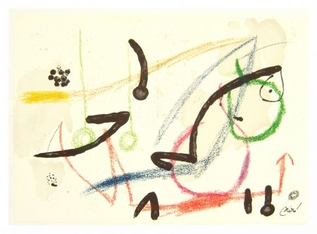 リトグラフ Miró - Maravillas