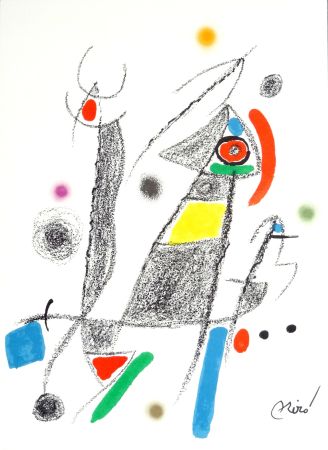 リトグラフ Miró - Maravillas