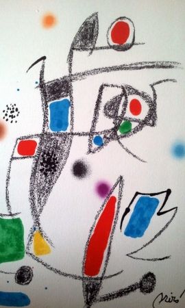 リトグラフ Miró - MARAVILLAS CON VARIACIONES ACROSTICAS
