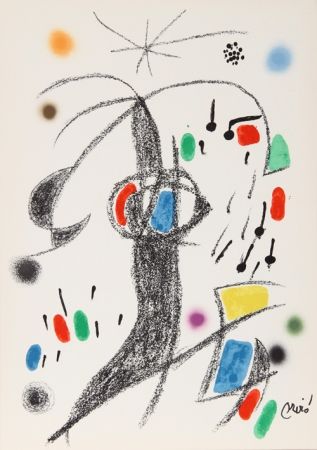 リトグラフ Miró - Maravillas con Variaciones Acrosticas en el jardin de Miro (Number 21)