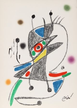 リトグラフ Miró - Maravillas con Variaciones Acrosticas en el jardin de Miro (Number 3)