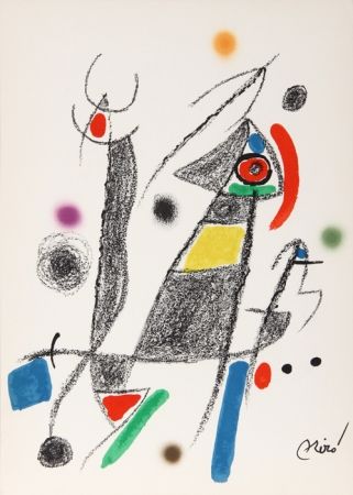リトグラフ Miró - Maravillas con Variaciones Acrosticas en el jardin de Miro (Number 8)