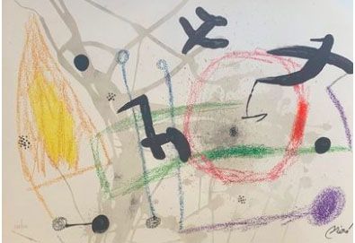 リトグラフ Miró - Maravillas con variaciones acrosticas en el jardin de Miro V