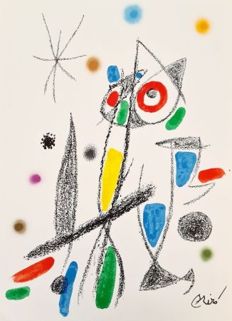 リトグラフ Miró - Maravillas con Variaciones Acrósticas 12