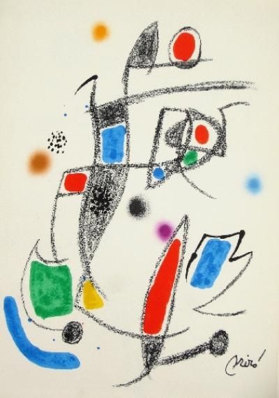 リトグラフ Miró - Maravillas con variaciones acrósticas en el jardín de Miró - 10