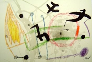 リトグラフ Miró - Maravillas Con Variaciones Acrósticas En El Jardín De Miró n.5