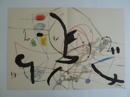 リトグラフ Miró - Maravillas XI