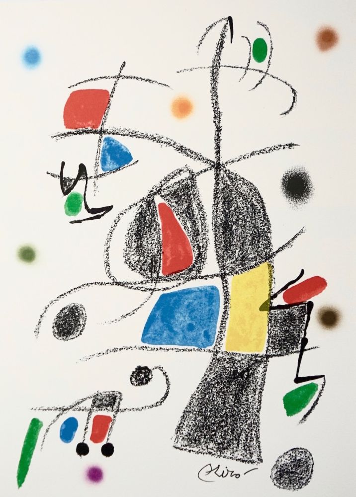 リトグラフ Miró - Maravillascon variaciones arcrosticas17