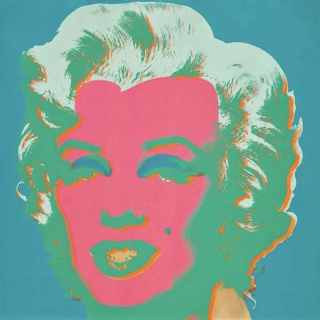 シルクスクリーン Warhol - Marilyn F. S. 30