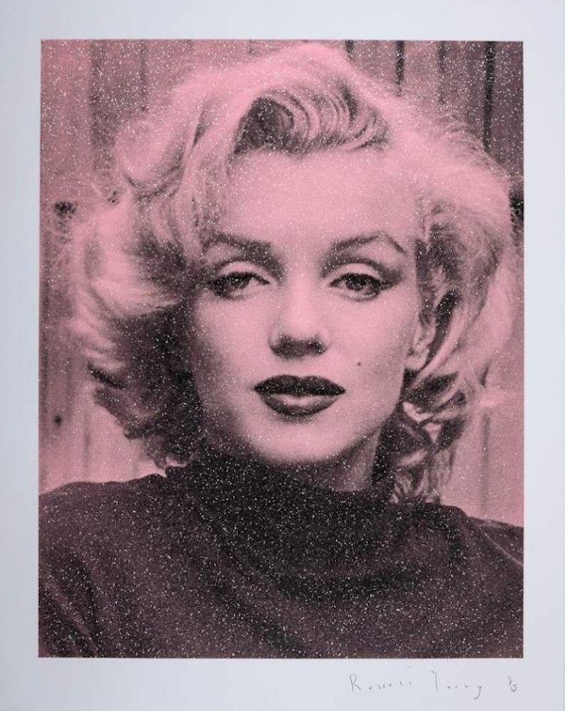 シルクスクリーン Young - Marilyn Hollywood - Superstar Pink