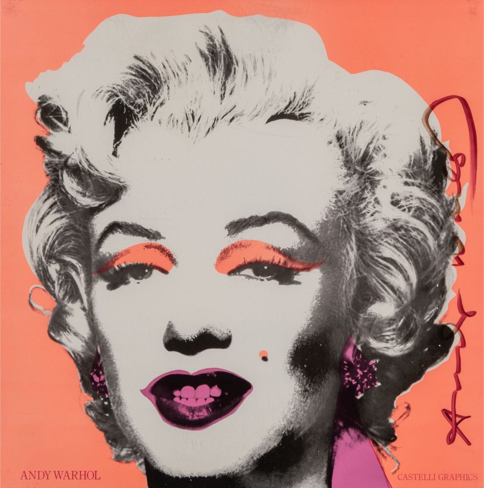 リトグラフ Warhol - Marilyn Invitation 12″ X 12″ (Castelli Graphics)