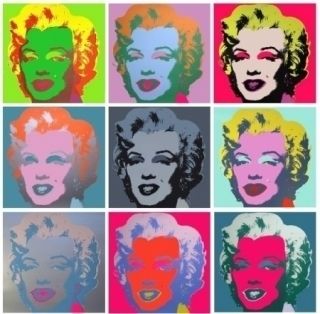 シルクスクリーン Warhol - Marilyn Monroe - 10 silkscreens