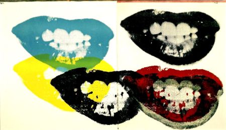 シルクスクリーン Warhol - Marilyn Monroe I Love Your Kiss Forever Forever (FS II.5)