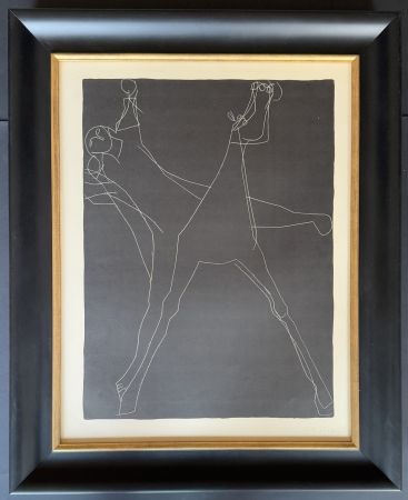 リトグラフ Marini - Marino Marini (1901 – 1980) - Giochi a cavallo - lithograph on paper - 1953