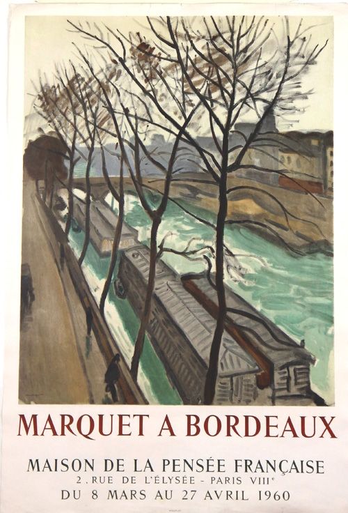 リトグラフ Marquet - Marquet à Bordeaux  
