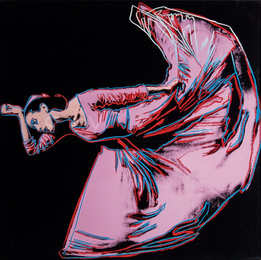 シルクスクリーン Warhol - Martha Graham, Letter to the World (The Kick) (FS II.389)