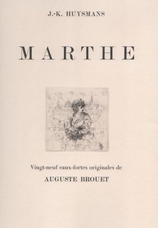 エッチング Brouet - Marthe
