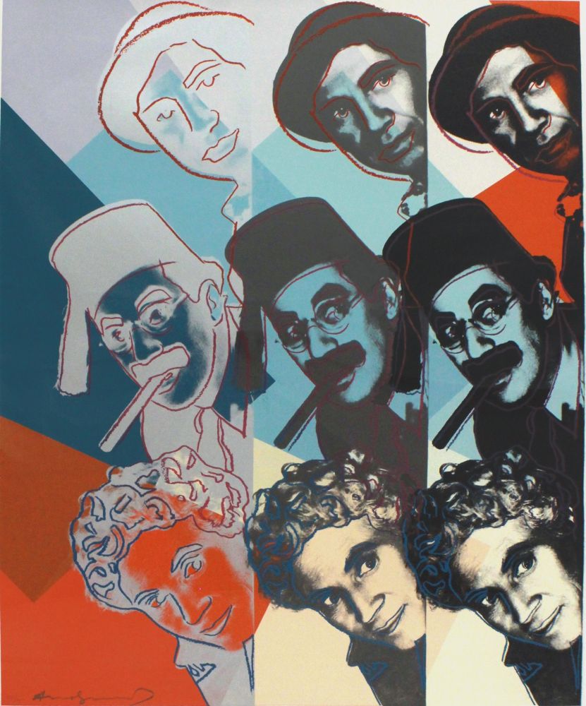 シルクスクリーン Warhol - Marx Brothers (FS II.232)