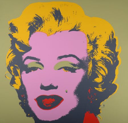シルクスクリーン Warhol - Marylin (#D), c. 1980