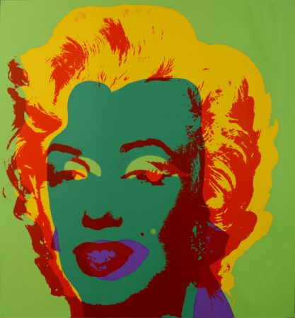 シルクスクリーン Warhol - Marylin (#G), c. 1980 - Very large silkscreen