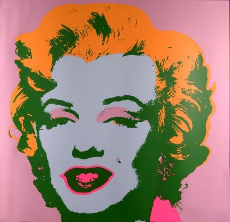 シルクスクリーン Warhol - Marylin (#H), c. 1980 - Very large silkscreen